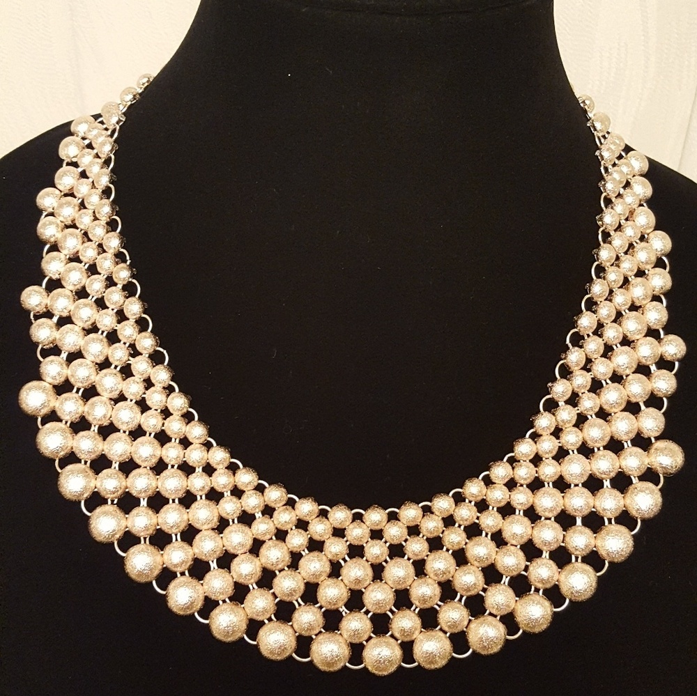 Natasha rose gold toned necklace (pink gold)